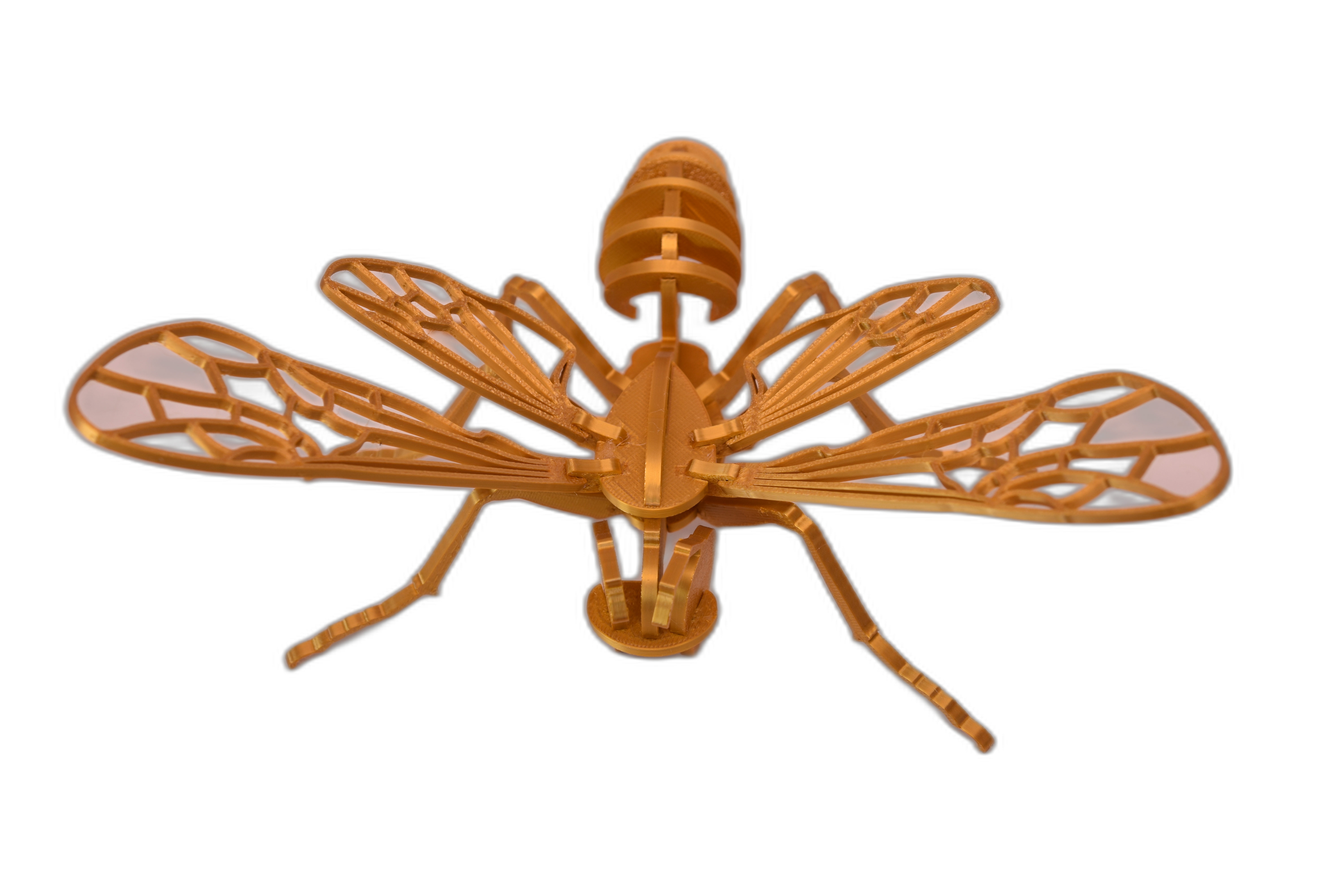 Figurină viespe 3D – model decorativ realist