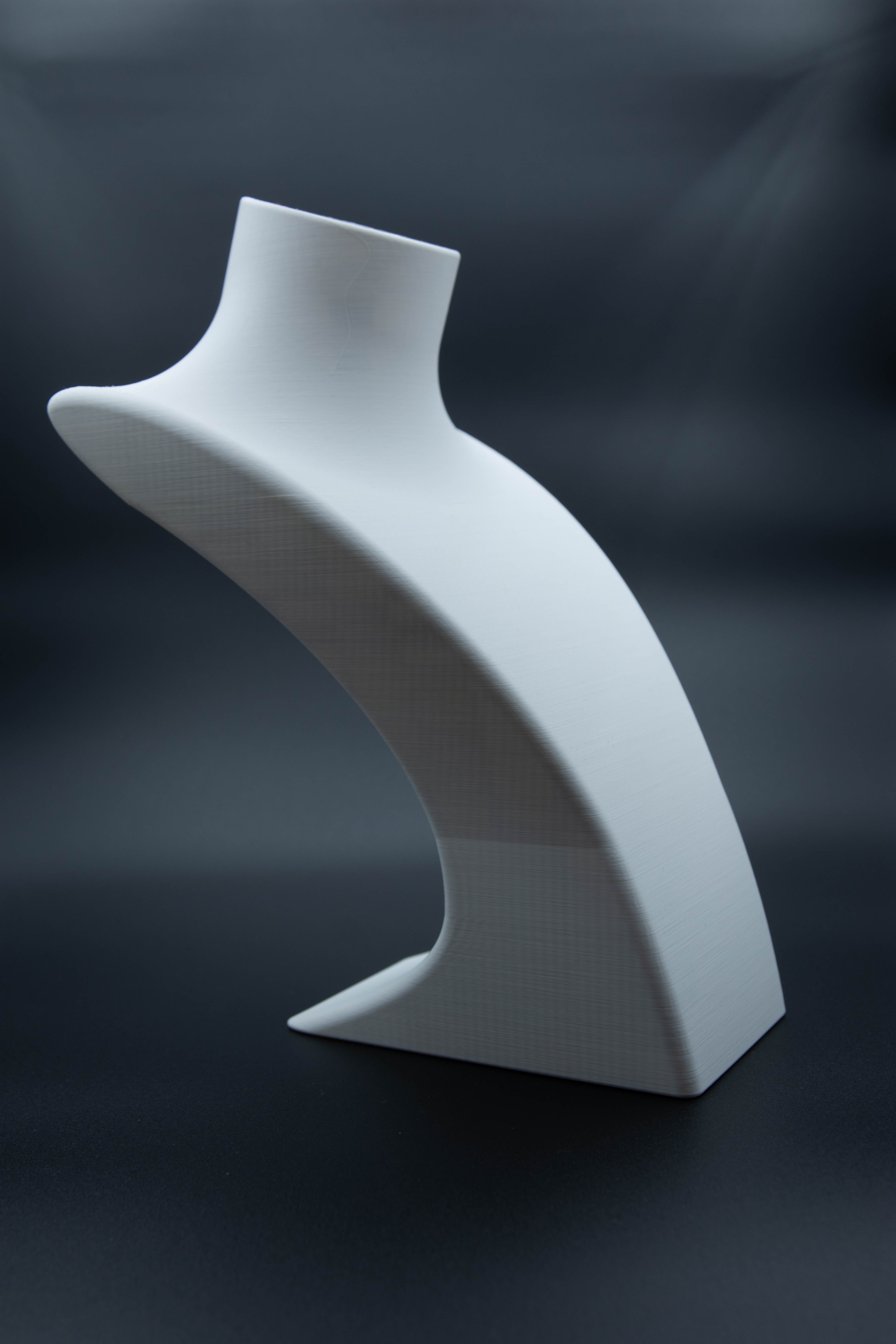 Bust Alb pentru Expozitie Bijuterii/Coliere