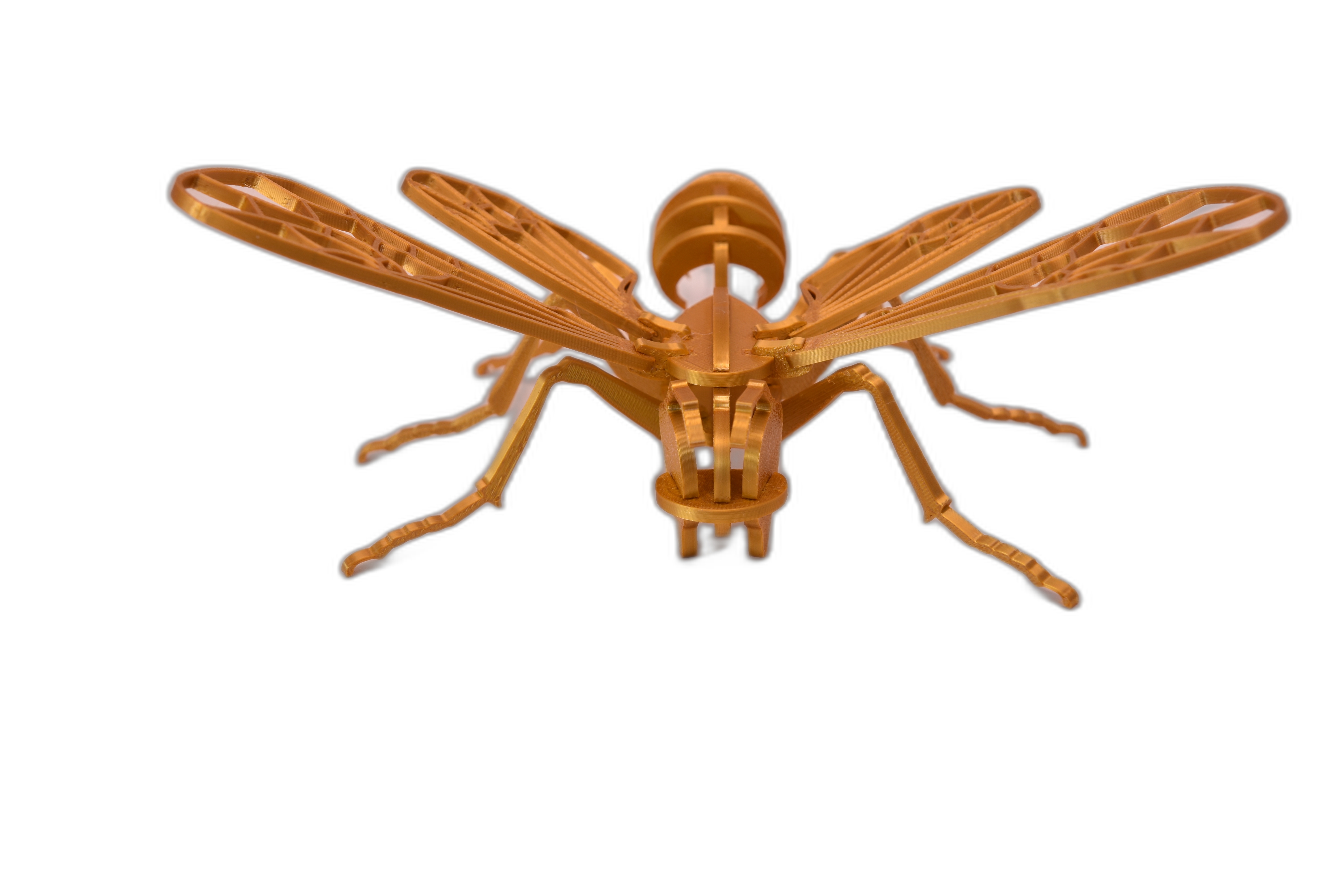 Figurină viespe 3D – model decorativ realist