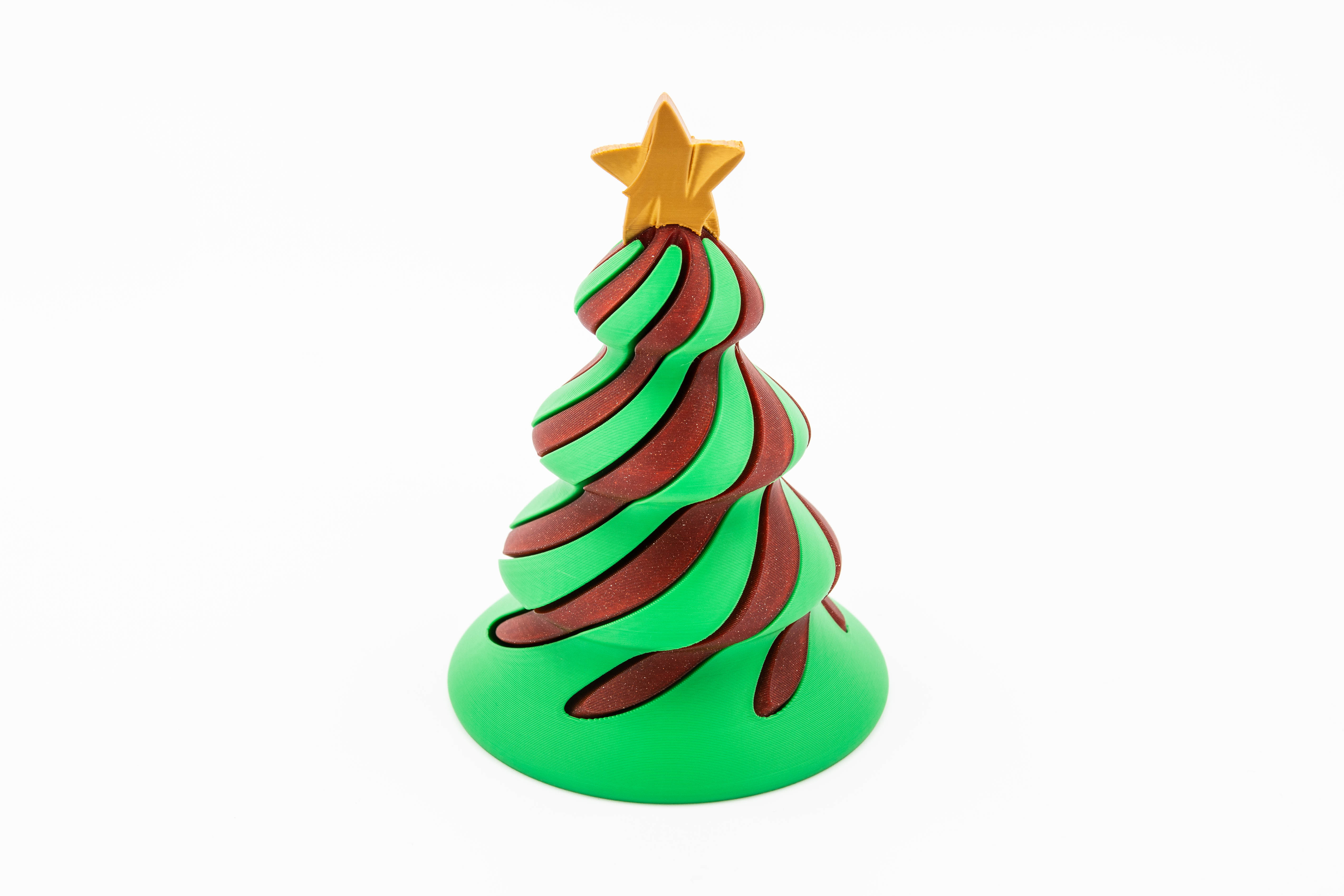 Brad Decorativ Spiralat cu Stea