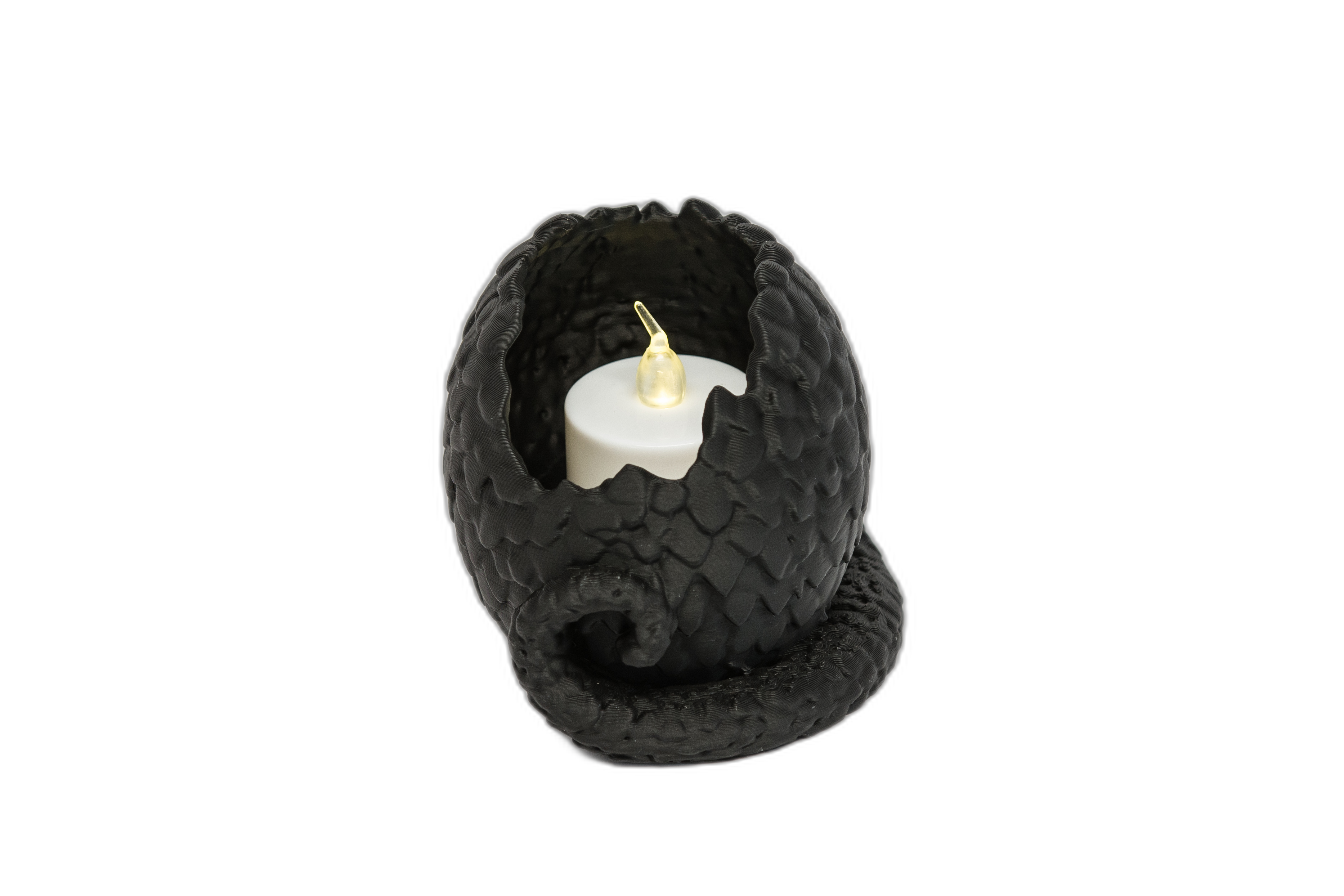 Suport de lumanare Ou de dragon – kit cu LED