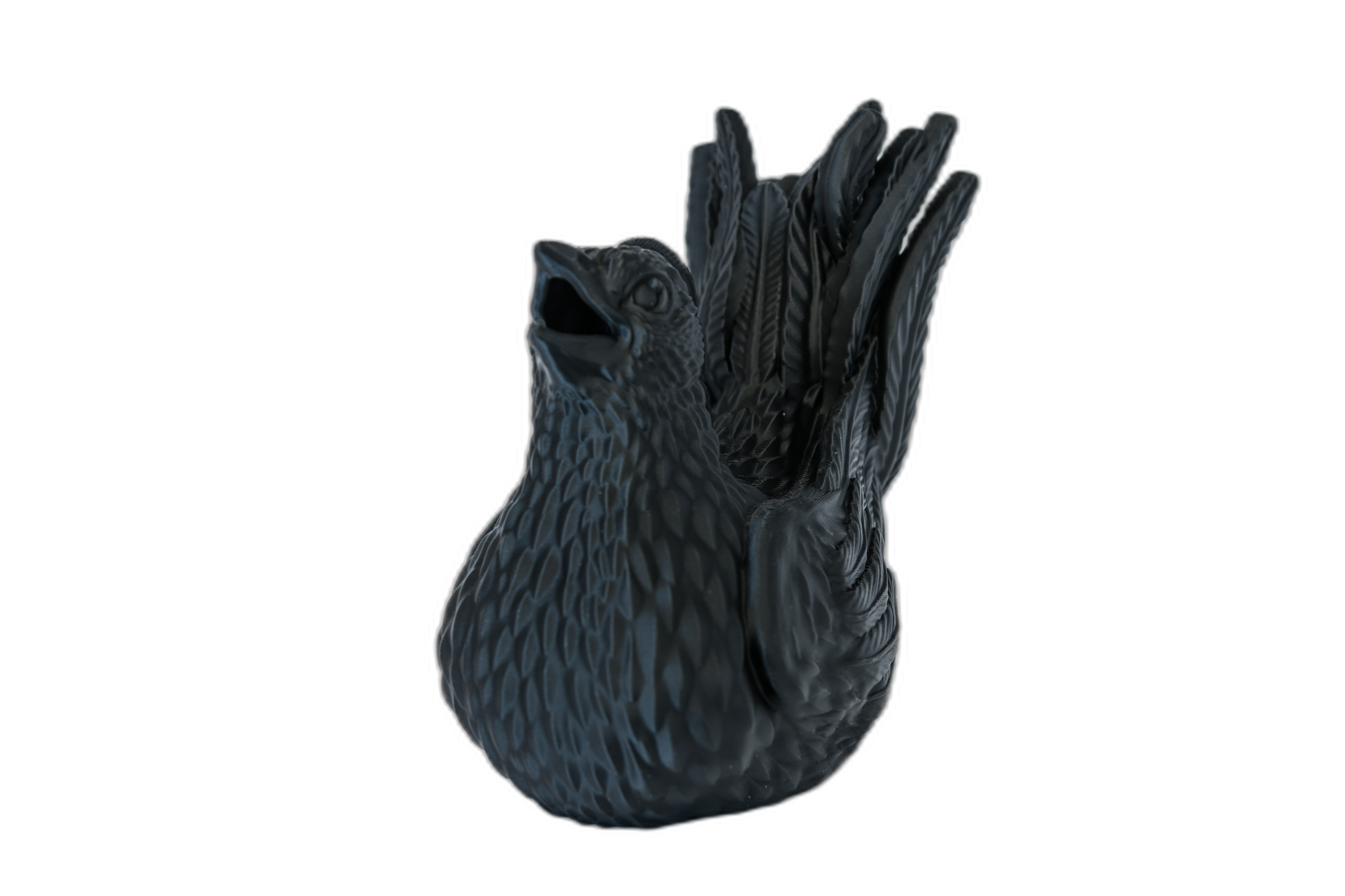 Pasăre fluierătoare cu rezervor de apă – decor interactiv 3D