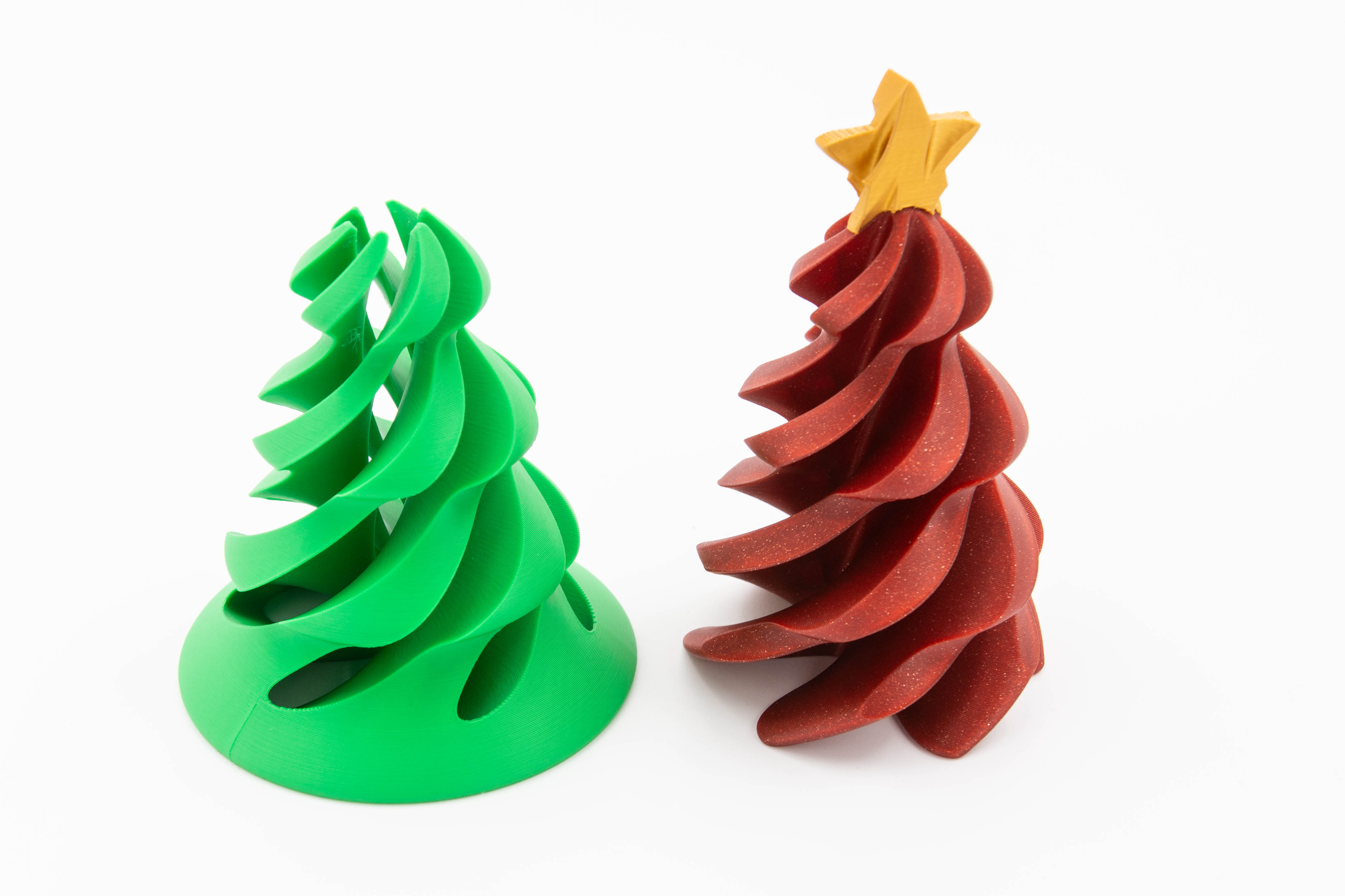 Brad Decorativ Spiralat cu Stea