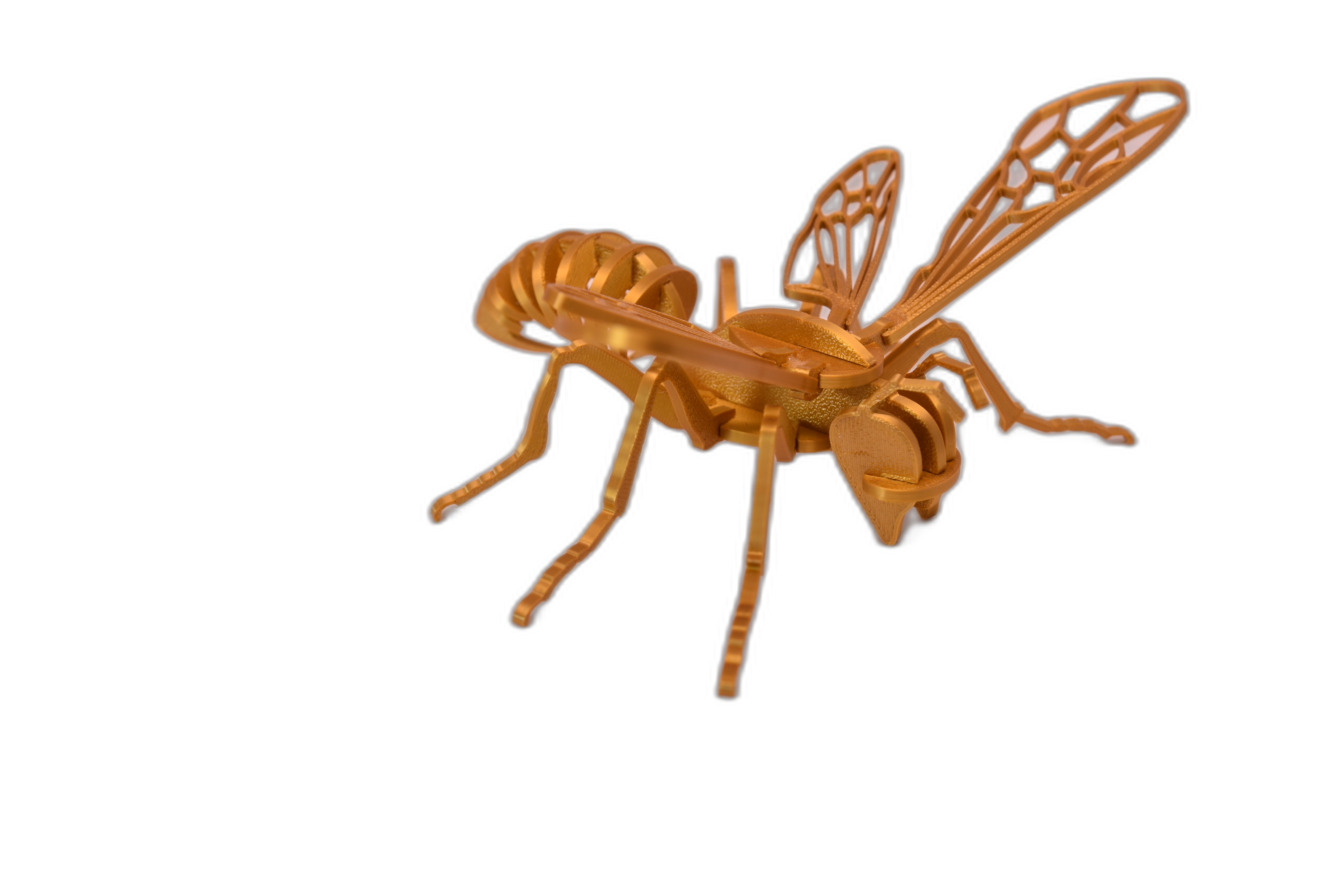 Figurină viespe 3D – model decorativ realist