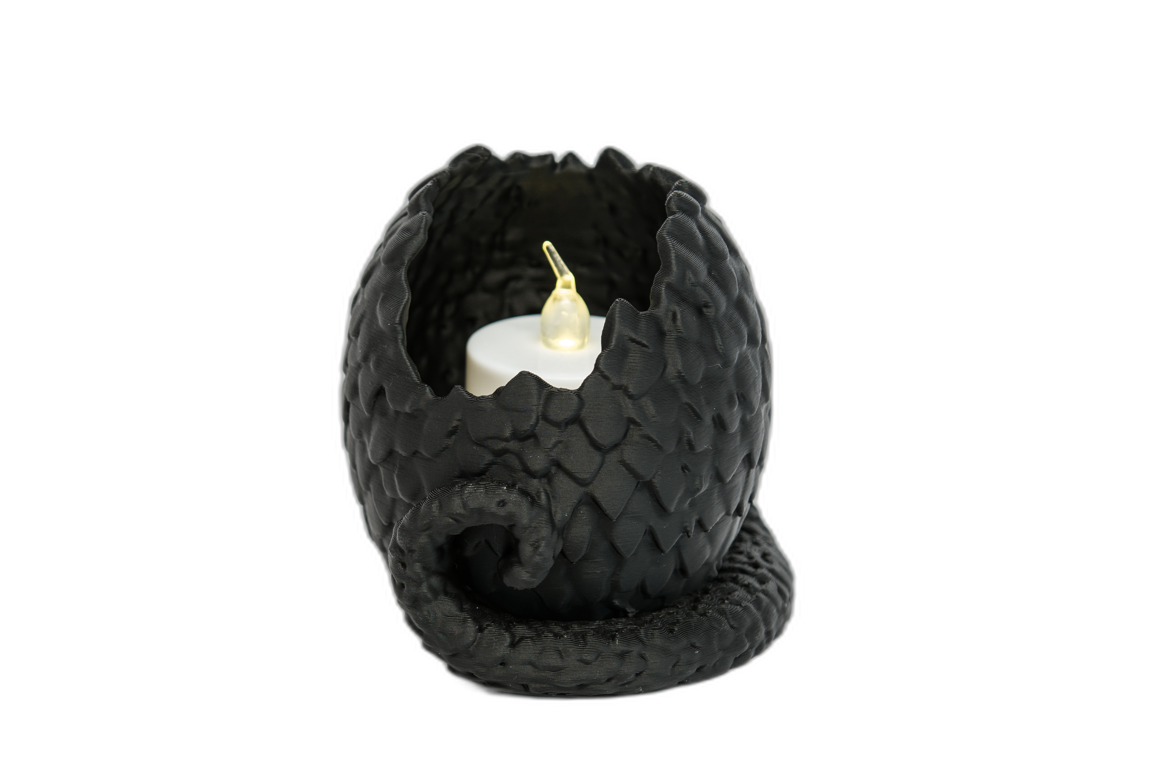 Suport de lumanare Ou de dragon – kit cu LED